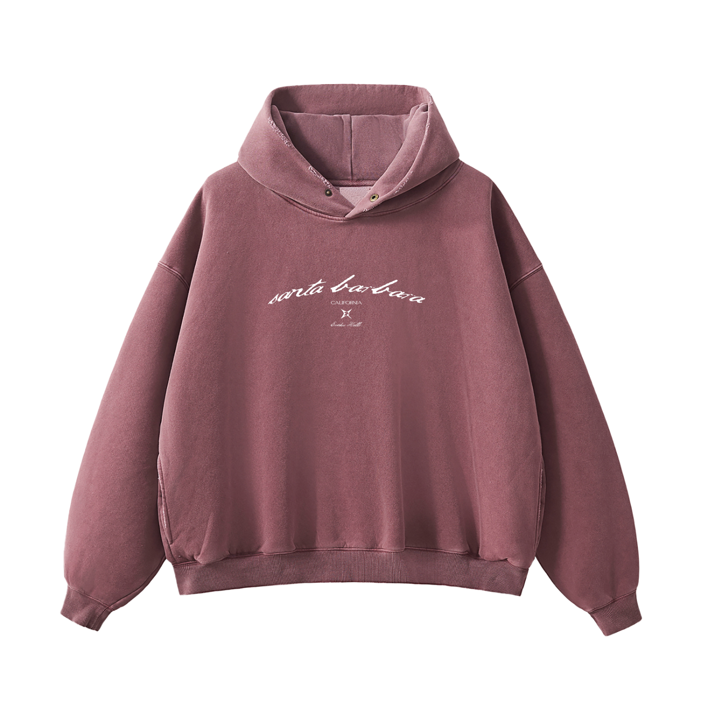 "SANTA BARBARA" FLEECE HOODIE