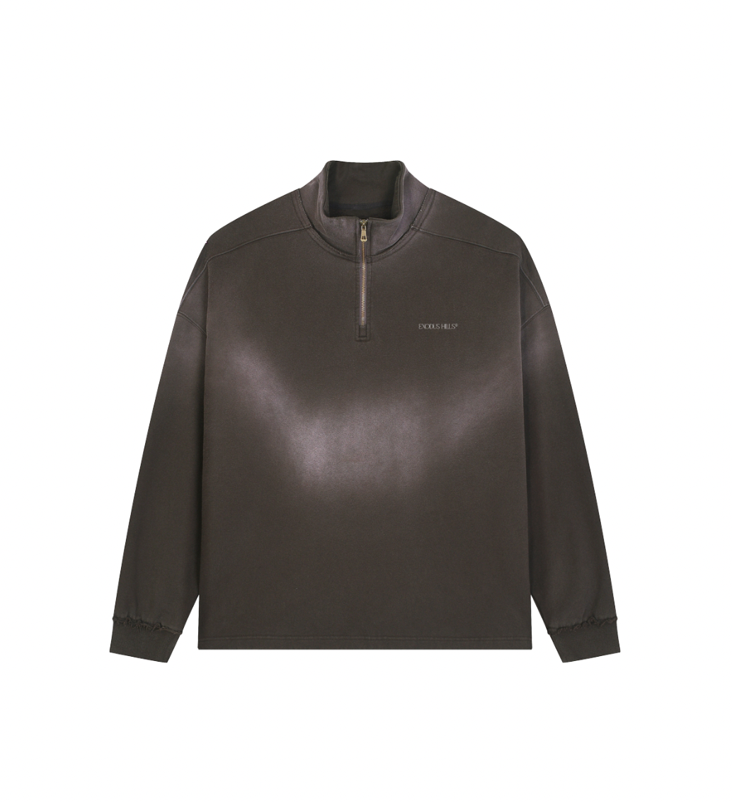 VINTAGE UMBER QUARTER-ZIP