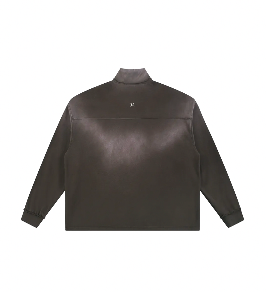 VINTAGE UMBER QUARTER-ZIP